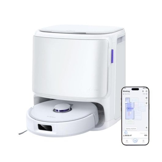 Aspirador Robô com Mopa Narwal Freo X10 Pro Com Esvaziamento Automatico Navegação LiDAR 11.000 Pa Controlo por Voz