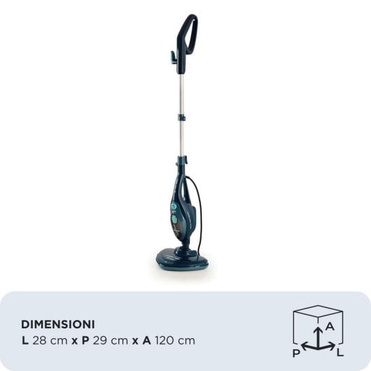 Pulitore a vapore Ariete 00P416406AR0 1500W 0,35L blu cavo 5 m