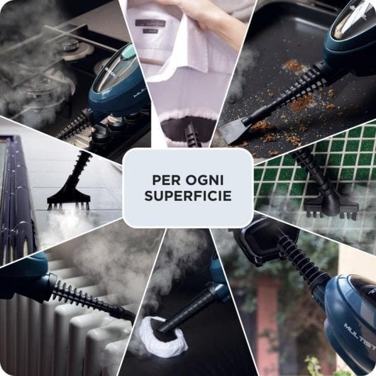 Pulitore a vapore Ariete 00P416406AR0 1500W 0,35L blu cavo 5 m