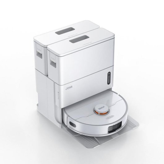 Saugroboter mit Wischfunktion Jonr T5 PRO GEN2 Mit Absaugstation Navigationsklasse LiDAR 15.000 Pa Sprachsteuerung