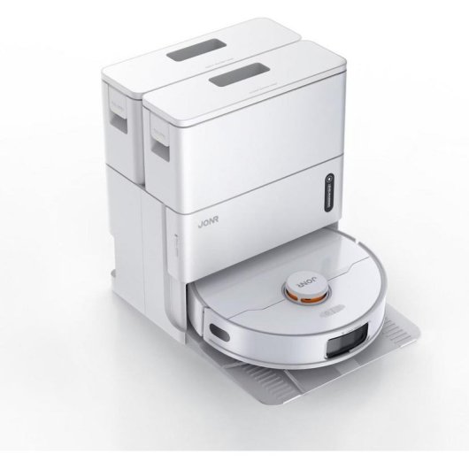 Saugroboter mit Wischfunktion Jonr T5 PRO GEN2 Mit Absaugstation Navigationsklasse LiDAR 15.000 Pa Sprachsteuerung