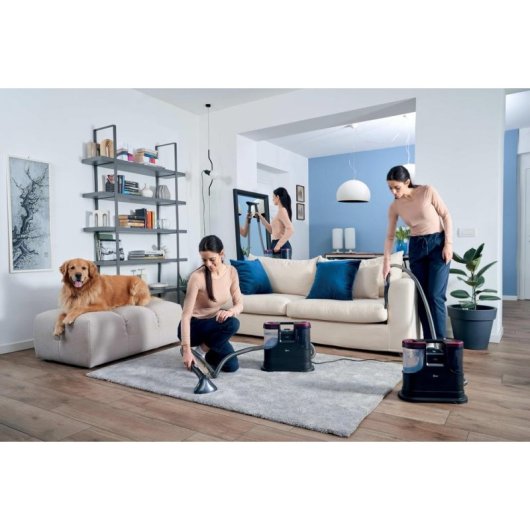 Aspirador Seco e Húmido sem Saco Hoover HS530 011 400W 0,8L Filtro Água Preto