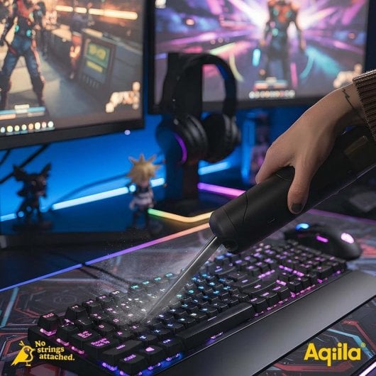 Aspiradora de Mano sin Bolsa Aqiila Airbird VB1 DUO 15000Pa 7500mAh Ultraligera Negro