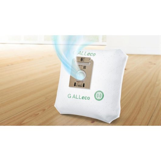 Staubbeutel Bosch BBZGALLECO Eco 4 Stück für Trommelstaubsauger
