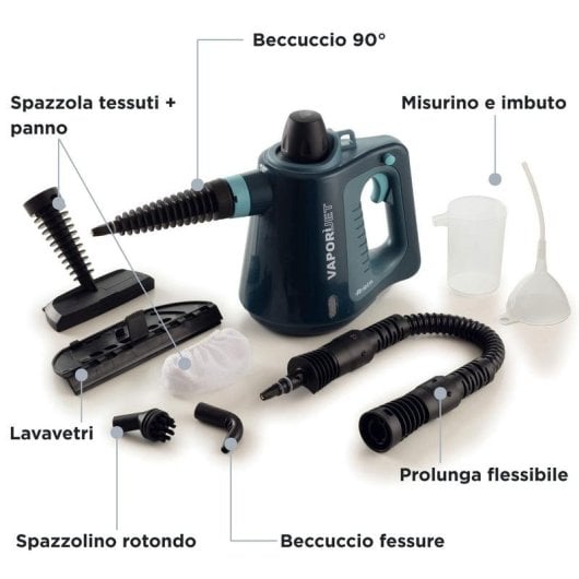 Limpiador de vapor Ariete 4137/03 portátil 1050 W 0,25 L azul