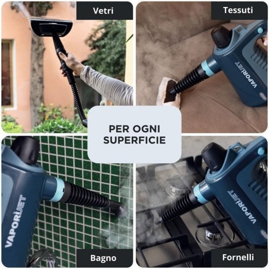 Limpiador de vapor Ariete 4137/03 portátil 1050 W 0,25 L azul