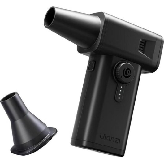 Aspirador sem Fio Ulanzi AD02 170W 60min Ultraleve Acessórios Preto