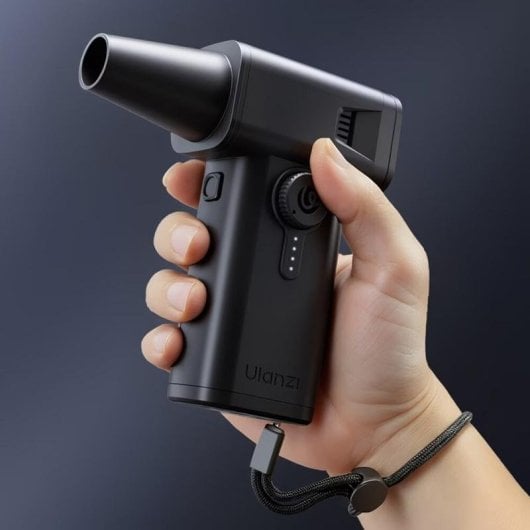 Aspirador sem Fio Ulanzi AD02 170W 60min Ultraleve Acessórios Preto