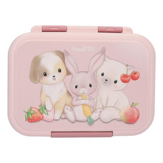 Fiambrera Princess Mimi 0414030 inox 1L rosa hermética infantil