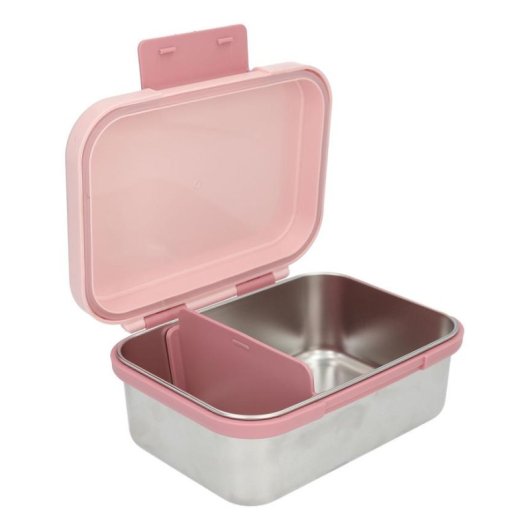 Fiambrera Princess Mimi 0414030 inox 1L rosa hermética infantil