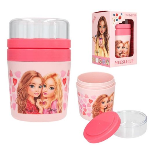 Termo Top Model 0414131 rosa 500 ml polipropileno à prova de fugas