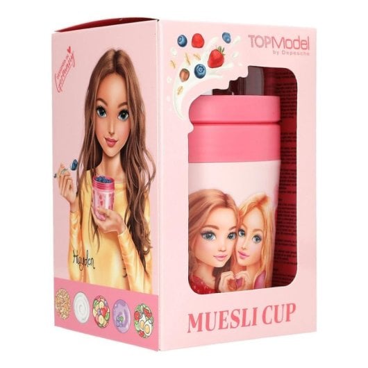 Termo Top Model 0414131 rosa 500 ml polipropileno à prova de fugas