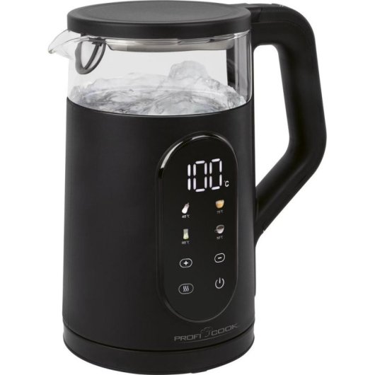 Chaleira Proficook PC-WK 1328 G 1,7L 2200W vidro termostato sem fios