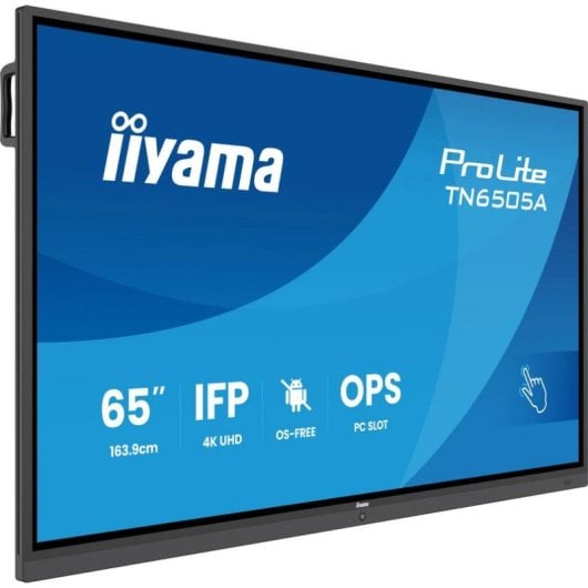 Ecrã interativo iiyama TN6505A-B1AG 64,5 4K UHD IPS tátil 500 cd/m²