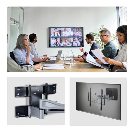 StarTech 100AP1-TV-WALL-MOUNT TV Wandhalterung Artikuliert 32 bis 100" VESA 200x200 bis 800x500 Max 85kg