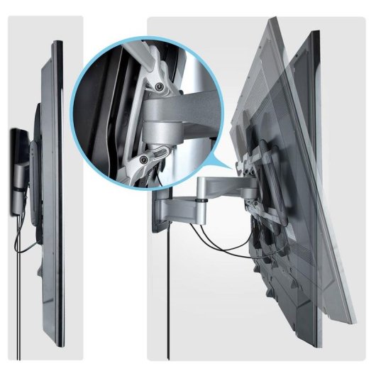 StarTech 100AP1-TV-WALL-MOUNT TV Wandhalterung Artikuliert 32 bis 100" VESA 200x200 bis 800x500 Max 85kg