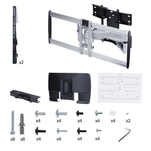 StarTech 100AP1-TV-WALL-MOUNT TV Wandhalterung Artikuliert 32 bis 100" VESA 200x200 bis 800x500 Max 85kg