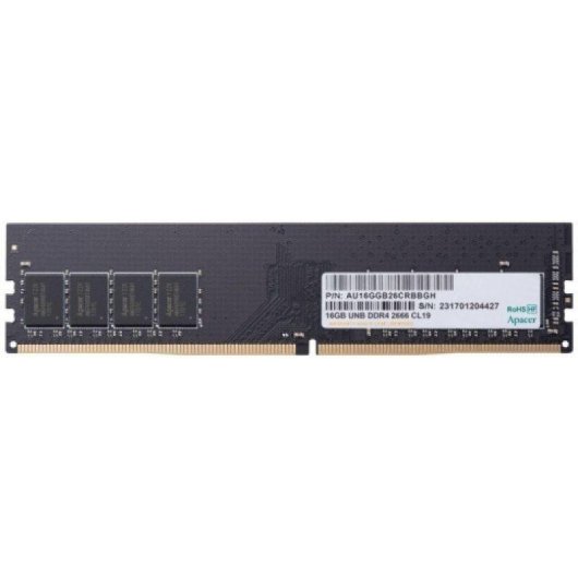 Arbeitsspeicher RAM Apacer EL.16G2V.GNH 16GB 1x16GB DDR4 2666MHz CL19 DIMM