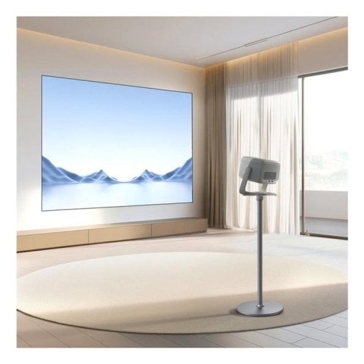 Suporte projetor JMGO N1S alumínio cinza gestão cabos 10 kg