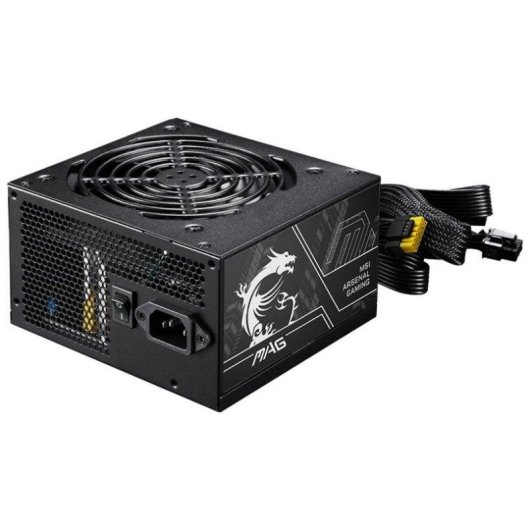 Fonte de Alimentação MSI MAG A750BN PCIE5 II 750W 80 PLUS Bronze ATX