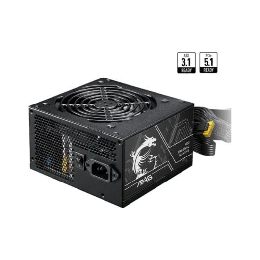 Fuente de Alimentación MSI MAG A750BN PCIE5 II 750W 80 PLUS Bronze no modular