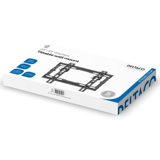 Deltaco ARM-520-B TV Wandhalterung 23 bis 43" VESA 50x50 bis 200x200 Max 45kg