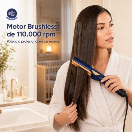 Origial Care&Beauty Style 6in1 Plancha de pelo con aire, 1400W, azul
