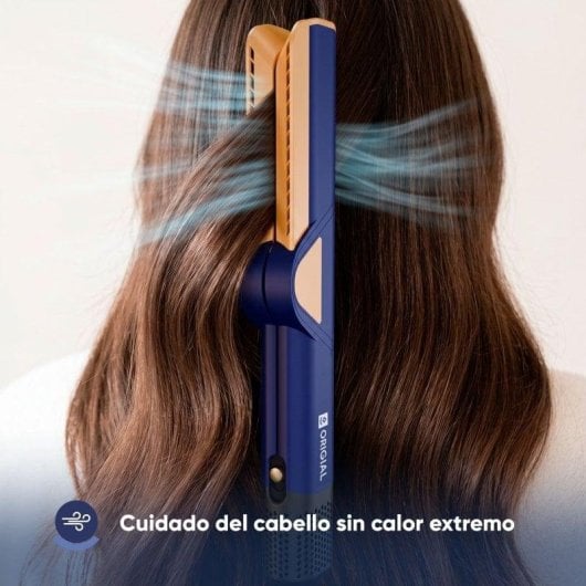 Origial Care&Beauty Style 6in1 Plancha de pelo con aire, 1400W, azul