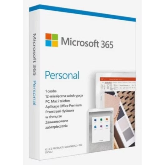 Software Microsoft 365 Personal 1 utilizador 5 dispositivos 1TB Polaco