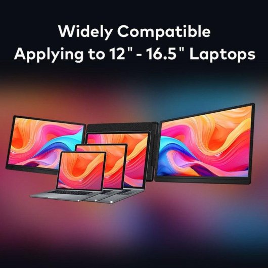 Monitor PC FOPO S7 14" Full HD IPS Doppio USB-C Mini HDMI Pieghevole