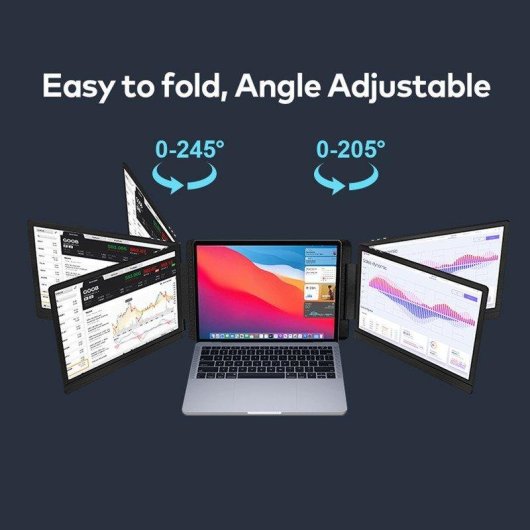 Monitor PC FOPO S7 14" Full HD IPS Doppio USB-C Mini HDMI Pieghevole