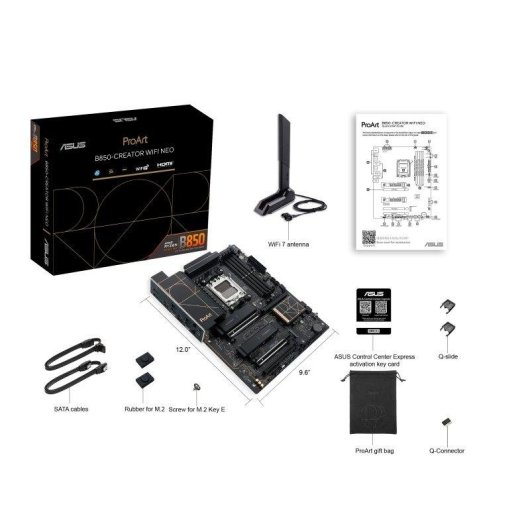 Carte mère ASUS PROART B850-CREATOR WIFI NEO B850 AM5 DDR5 ATX WiFi 7 PCIe 5.0 RAID