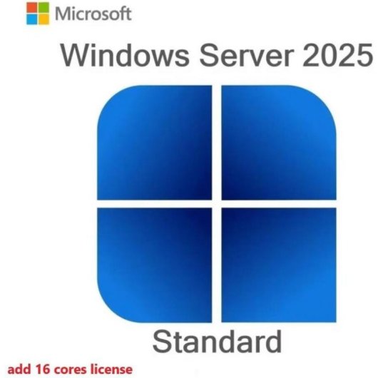 Sistema operativo Dell Windows Server Standard 16 núcleos OEM 64-bit