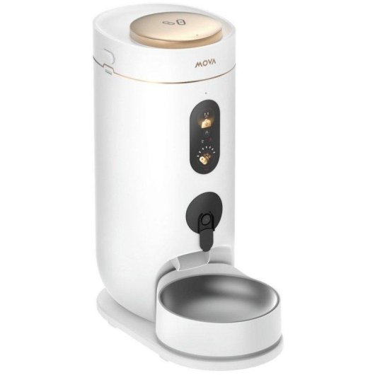 Futterautomat Mova NutriPal 10 Ultra HD-Kamera WiFi KI 4L weiss