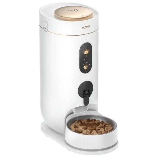 Futterautomat Mova NutriPal 10 Ultra HD-Kamera WiFi KI 4L weiss