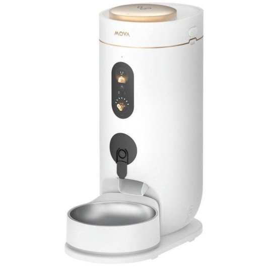 Futterautomat Mova NutriPal 10 Ultra HD-Kamera WiFi KI 4L weiss