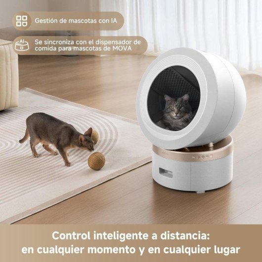 Katzentoilette Mova MeowgicPod LR10 Prime Intelligent 110L Weiss