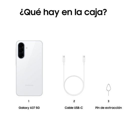 Samsung Galaxy A37 5G 8GB 256GB 6.7" Blanco