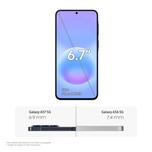 Samsung Galaxy A57 5G 8GB 256GB 6.7" Azul Oscuro