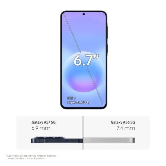 Samsung Galaxy A57 5G 12GB 512GB 6.7" Bleu Foncé