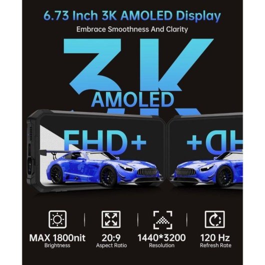 Unihertz Tank 4 Pro 5G 16GB 512GB 6.73" Noir