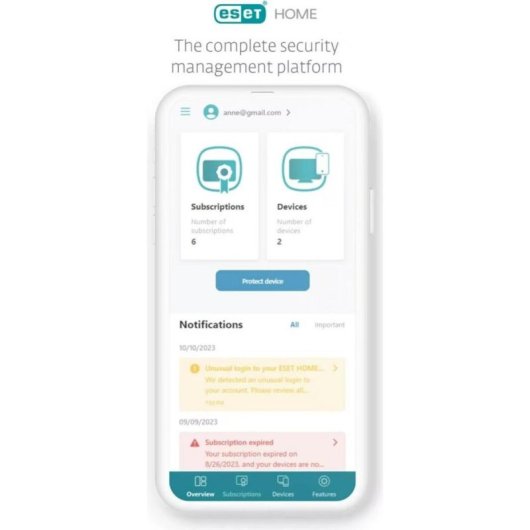 Software ESET Home Security Premium 1 licença Multiplataforma ESD