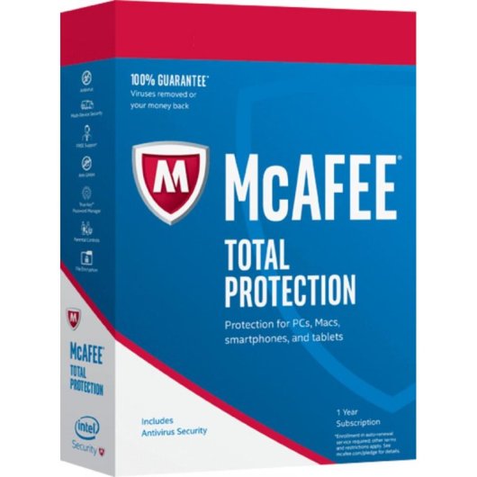 Logiciel McAfee Total Protection MTP32MNR5RDACD 5 appareils Abonnement