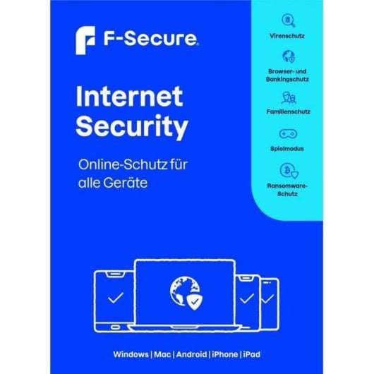Software F-Secure Internet Security 1 licença Multiplataforma Download