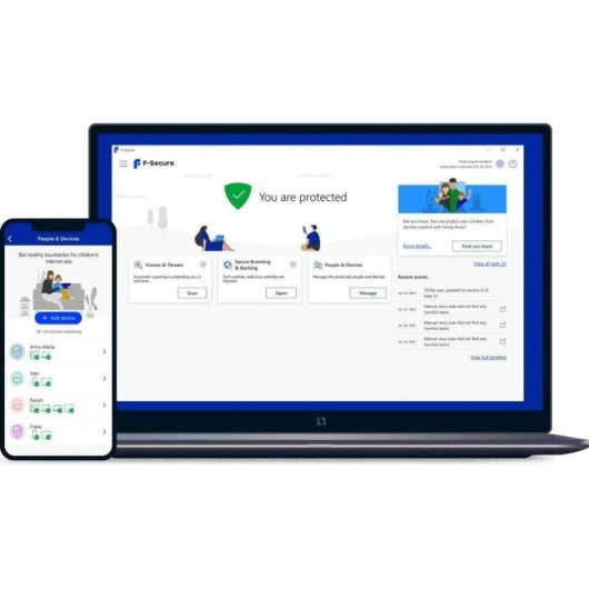 Software F-Secure Internet Security 1 licença Multiplataforma Download