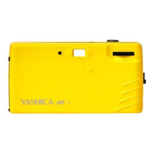 Cámara Analógica Yashica MF-1 Reutilizable 35mm Objetivo 31mm Flash Amarillo