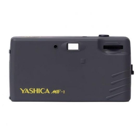 Cámara Analógica Yashica MF-1 Reutilizable 35mm Objetivo 31mm Flash Integrado Gris