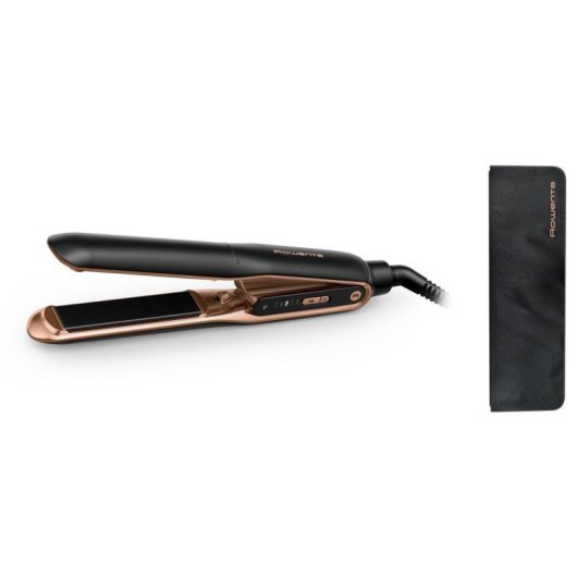 Plancha de Pelo Titanio Rowenta Ultimate Experience SF8120F0 210ºC 5 Ajustes Iónica Autoapagado Negro