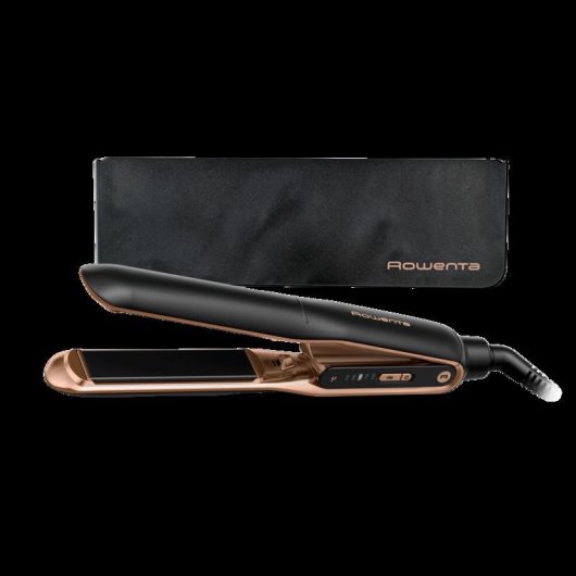 Plancha de Pelo Titanio Rowenta Ultimate Experience SF8120F0 210ºC 5 Ajustes Iónica Autoapagado Negro