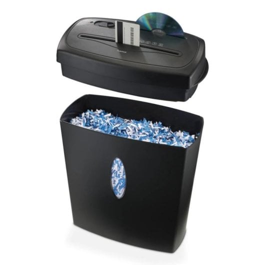 Destructeur de papier Hama Safe X100CD coupe croisée 10 feuilles 15L noir